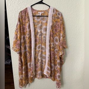 One size Maurice’s Floral Kimono
